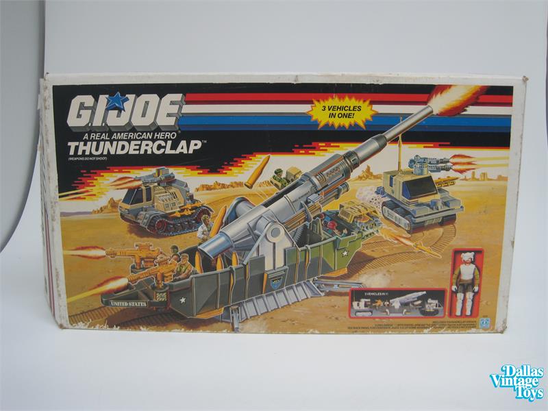 1989 Hasbro GI Joe Thunderclap Complete with Box (1B)