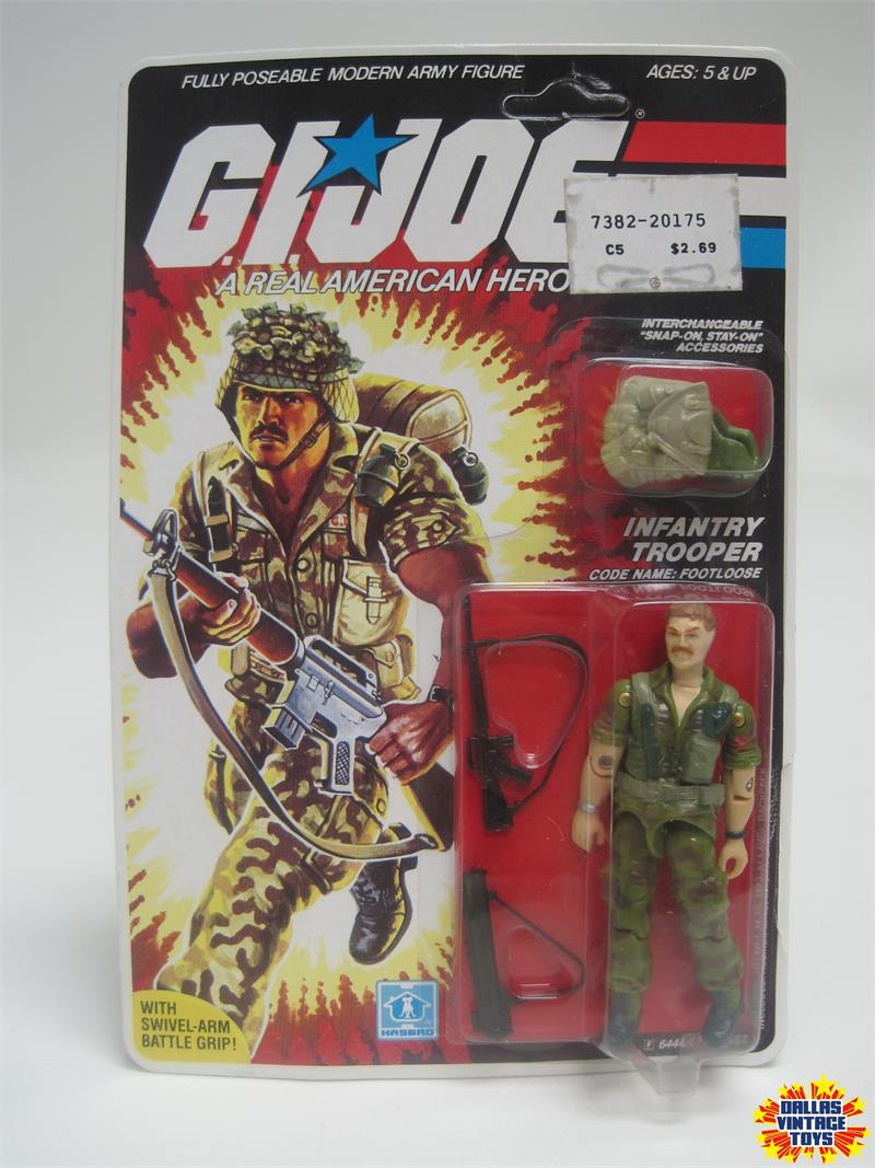 1985 Hasbro GI Joe Infantry Trooper Footloose (66A)