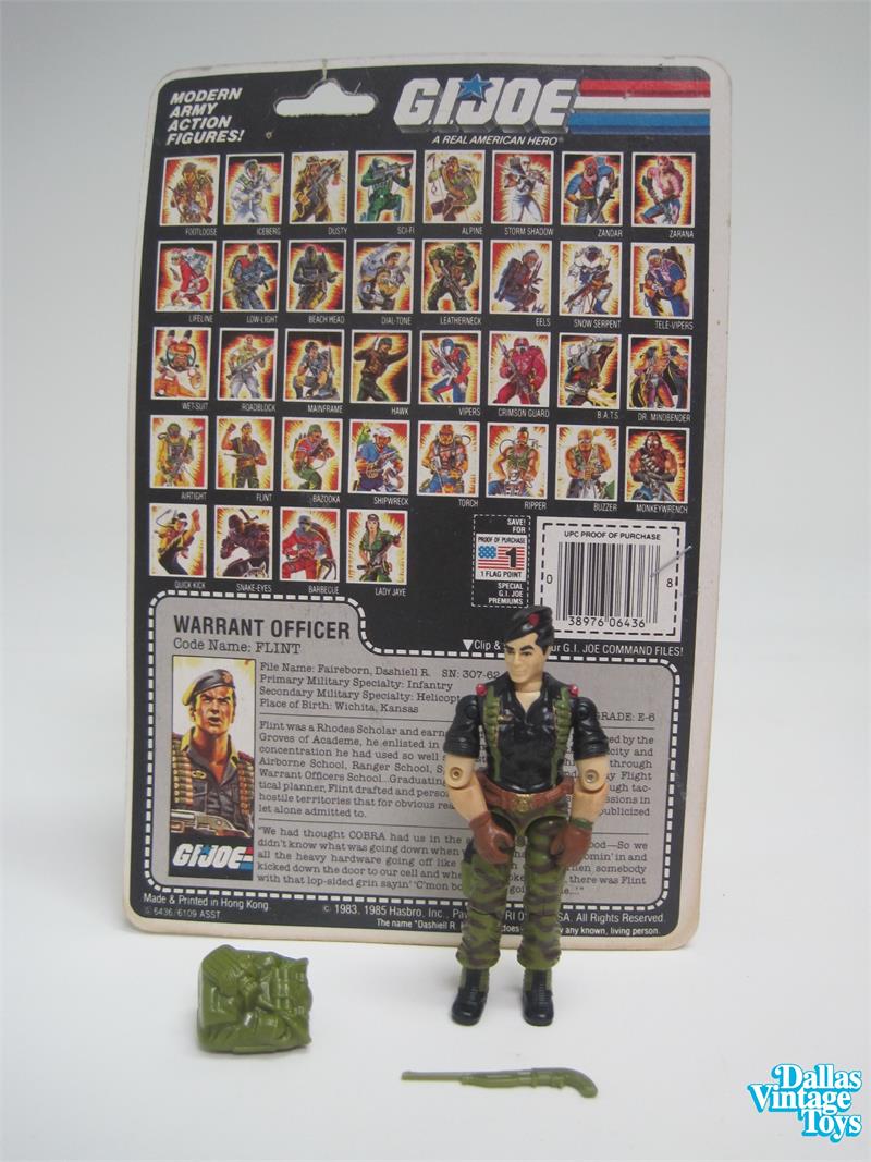 gi joe flint file card