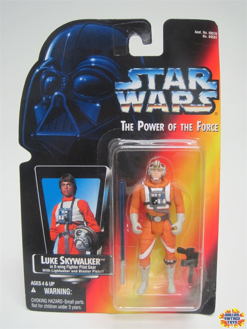 star wars the power of the force luke skywalker action figure