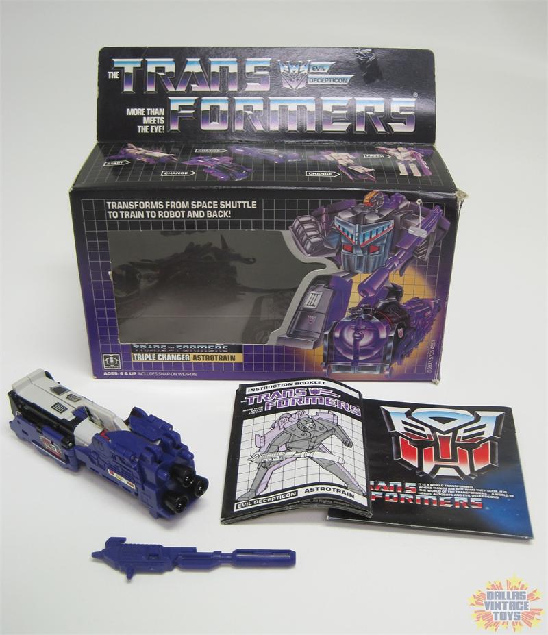 Transformers G1 1985 Astrotrain with Box