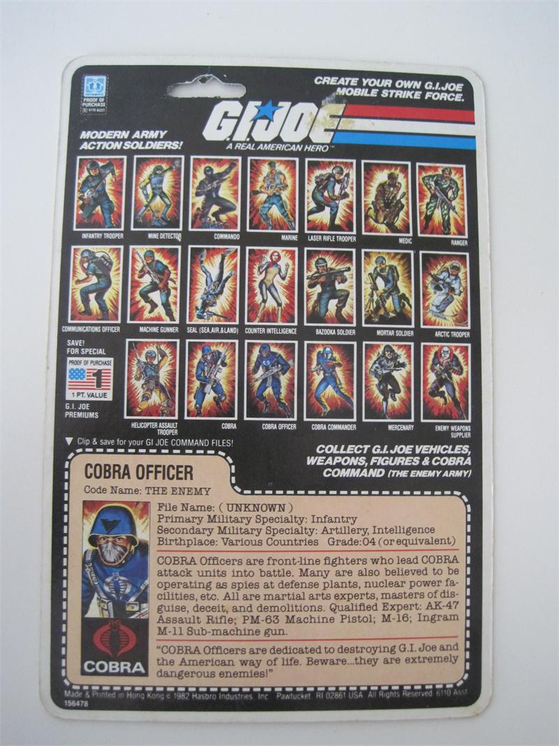 gi joe file cards value