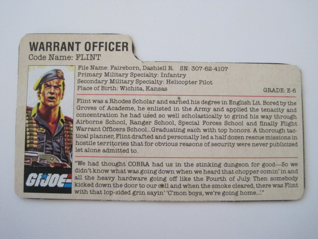 gi joe flint file card