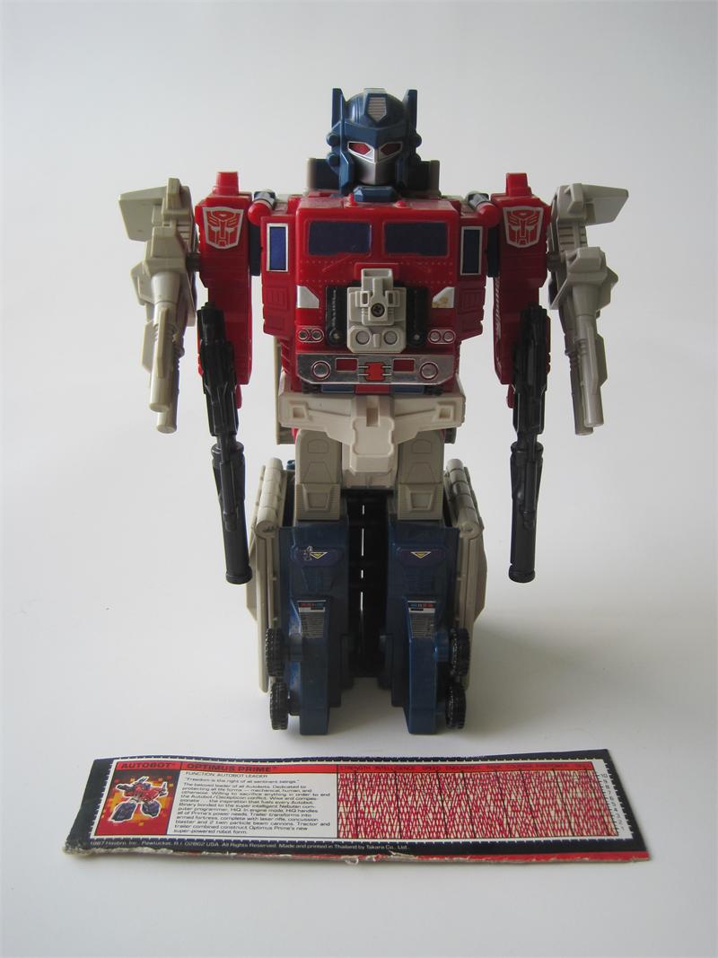 Transformers G1 1985 Powermaster Optimus Prime w/ Tech Spec
