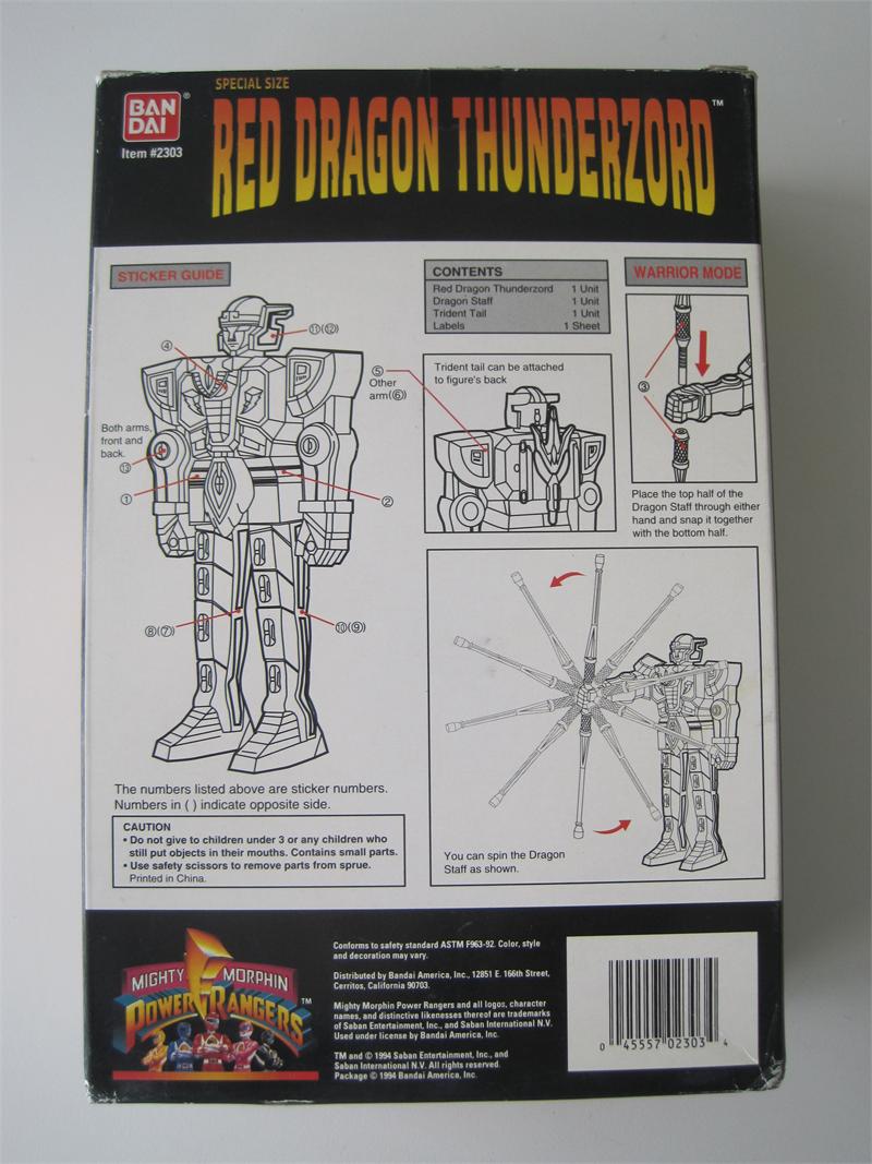 mmpr red dragon thunderzord