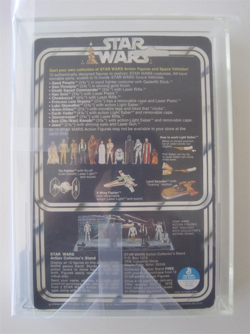 Vintage Star Wars Luke Skywalker (Double Telescoping Lightsaber) MOC AFA