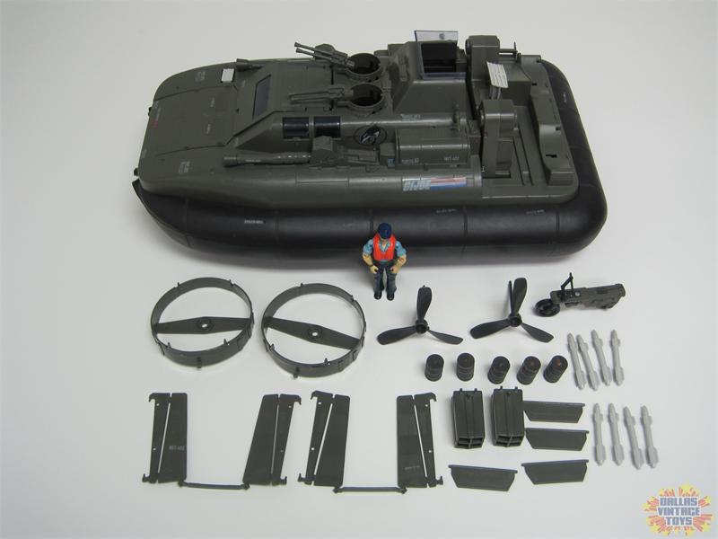 1984 Hasbro GI Joe Killer Whale Hovercraft Complete