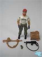 Gi Joe Outback / Survival V1 Vintage Hasbro 1987 Figurine Avec File Card Complet
